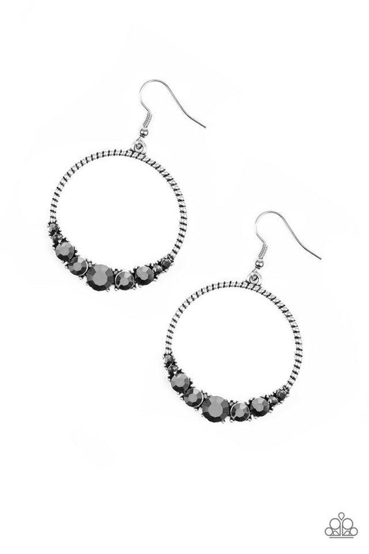 Paparazzi Earring ~ Self-Made Millionaire - Silver