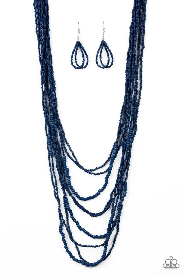 Paparazzi Necklace ~ Totally Tonga - Blue