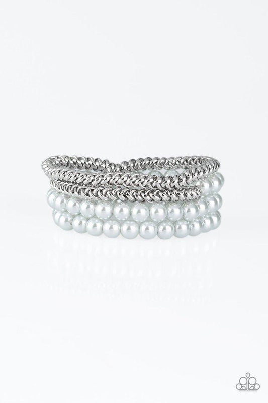 Paparazzi Bracelet ~ Industrial Incognito - Silver