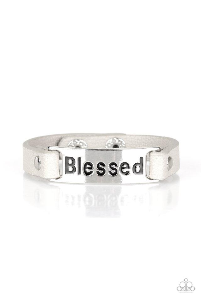 Paparazzi Bracelet ~ Count Your Blessings - Silver