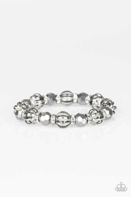 Pulsera Paparazzi ~ Metro Squad - Plata