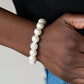 Cake Walk - White - Paparazzi Bracelet Image