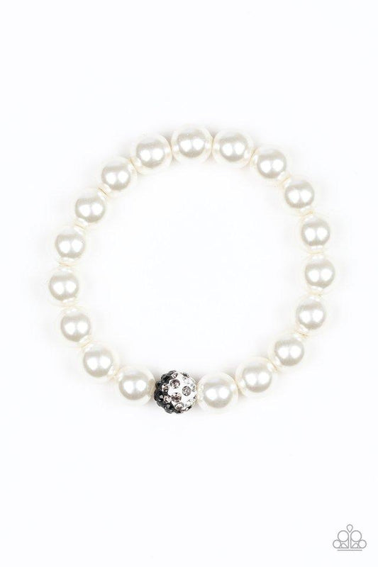 Paparazzi Bracelet ~ Voila! - White