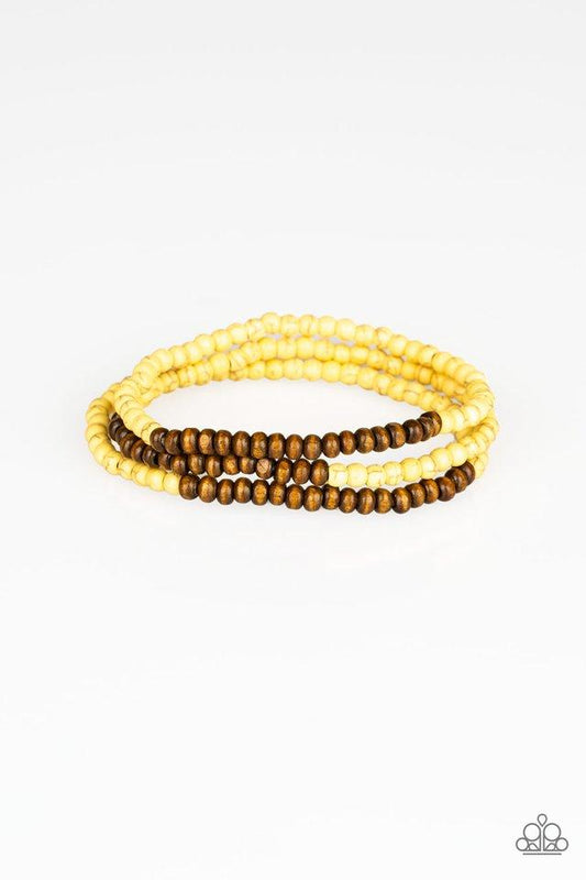 Paparazzi Bracelet ~ Woodland Wanderer - Yellow