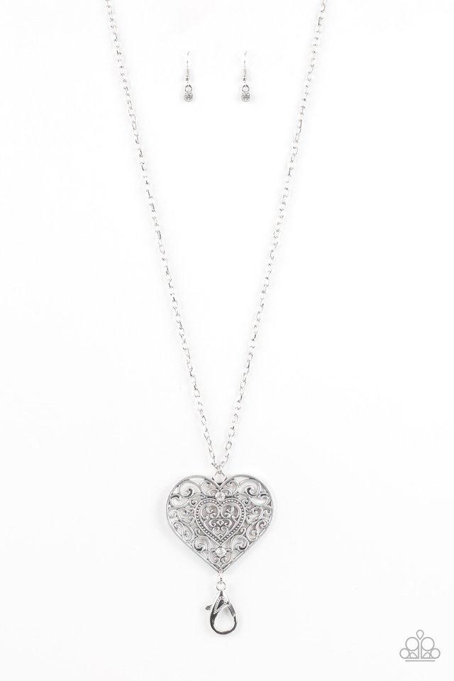 Paparazzi Necklace ~ Classic Casanova - White