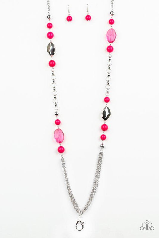 Paparazzi Necklace ~ Marina Majesty - Pink