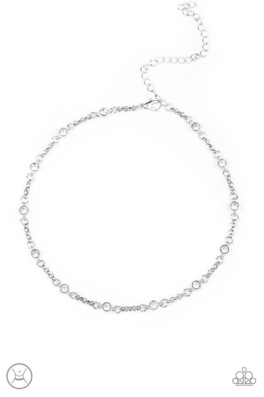 Paparazzi Necklace ~ Stunningly Stunning - White