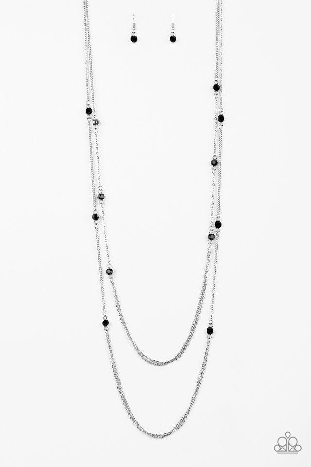 Paparazzi Necklace ~ Sparkle Of The Day - Black