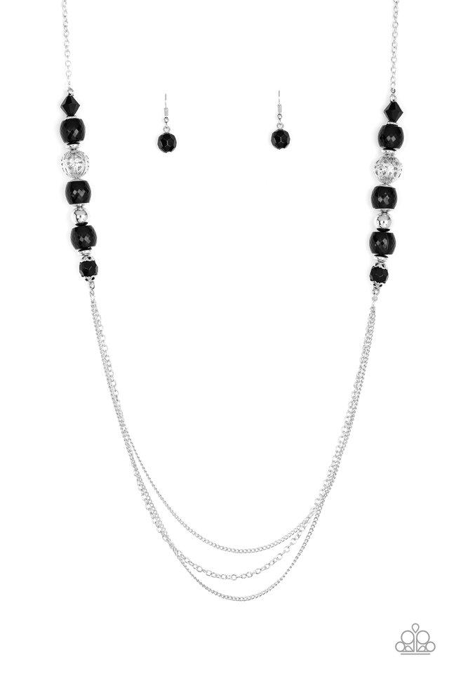 Paparazzi Necklace ~ Native New Yorker - Black