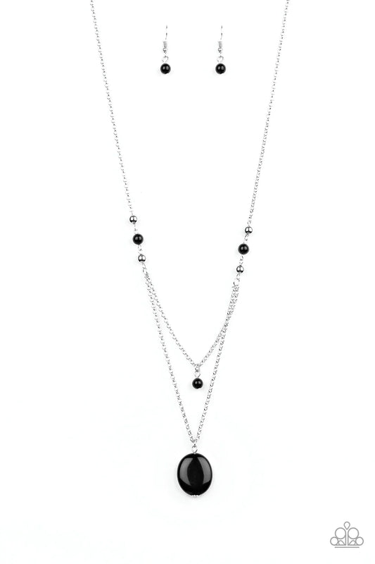 Paparazzi Necklace ~ Time To Hit The ROAM - Black