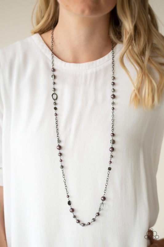 Paparazzi Necklace ~ Make An Appearance - Black