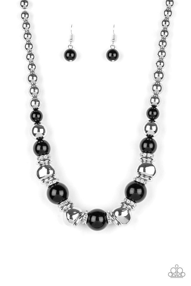 Paparazzi Necklace ~ Hollywood HAUTE Spot - Black