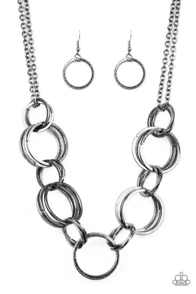 Collar Paparazzi ~ Salta al ring - Negro