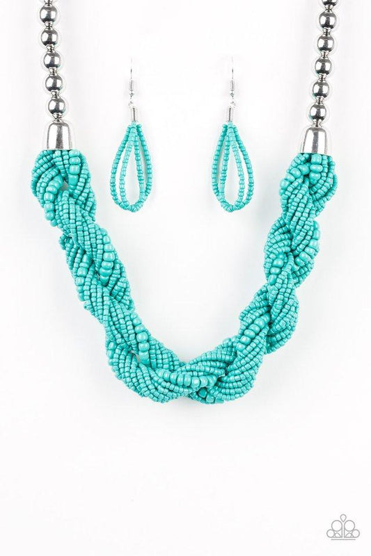 Collar Paparazzi ~ Savannah Surfin - Azul