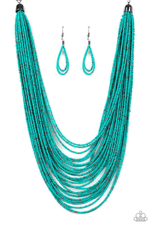 Paparazzi Necklace ~ Rio Rainforest - Blue