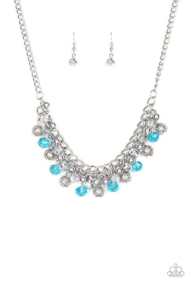 Paparazzi Necklace ~ Party Spree - Blue