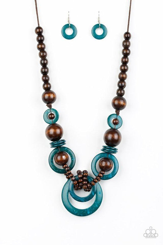 Paparazzi Necklace ~ Boardwalk Party - Blue