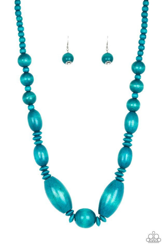 Paparazzi Necklace ~ Summer Breezin - Blue