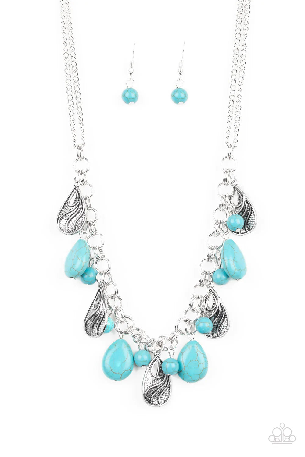Paparazzi Necklace ~ Terra Tranquility - Blue
