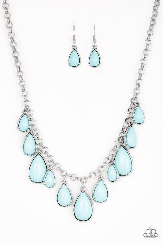 Paparazzi Necklace ~ Jaw-Dropping Diva - Blue