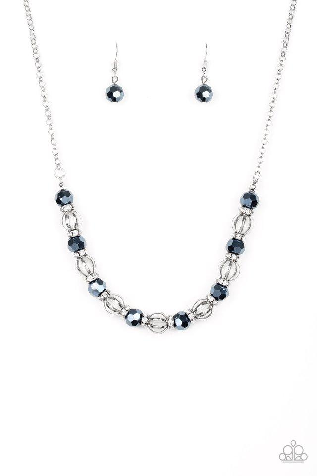 Paparazzi Necklace ~ Metro Majestic - Blue