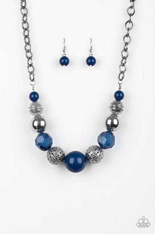 Paparazzi Necklace ~ Sugar, Sugar - Blue