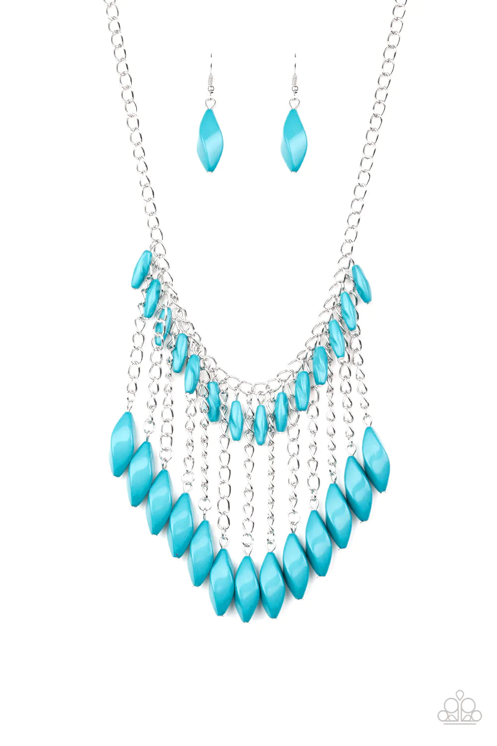 Paparazzi Necklace ~ Venturous Vibes - Blue