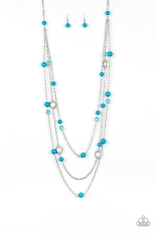 Paparazzi Necklace ~ Brilliant Bliss - Blue