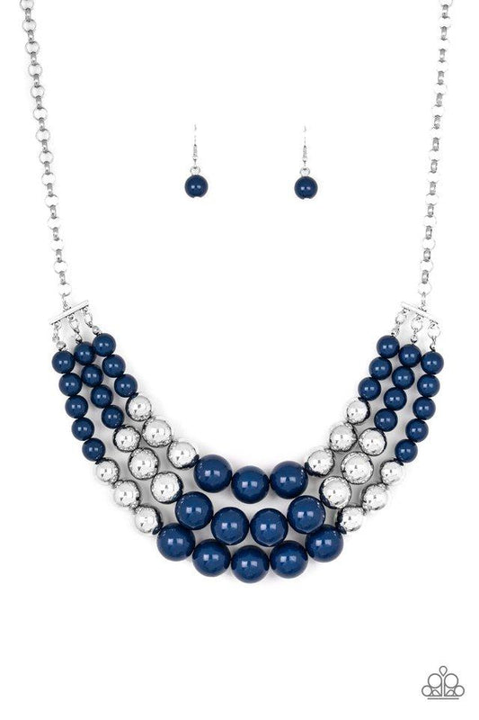 Paparazzi Necklace ~ Dream Pop - Blue