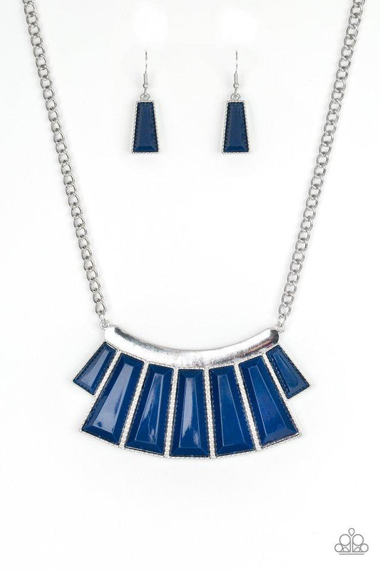 Collar Paparazzi ~ Diosa del glamour - Azul