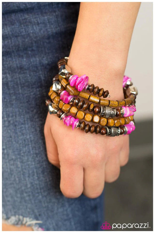 Pulsera Paparazzi ~ Hasta el infinito... - Rosa