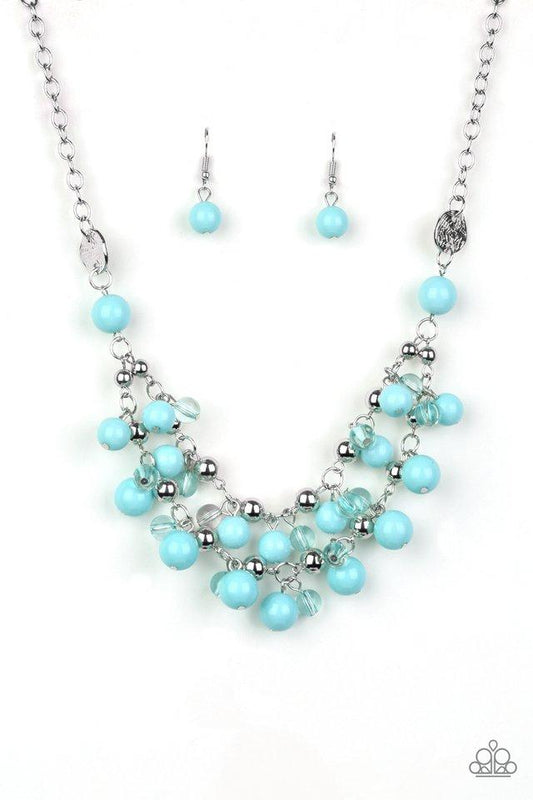 Collar Paparazzi ~ Fiesta junto al mar - Azul