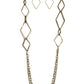 Fashion Fave - Brass - Paparazzi Necklace Image