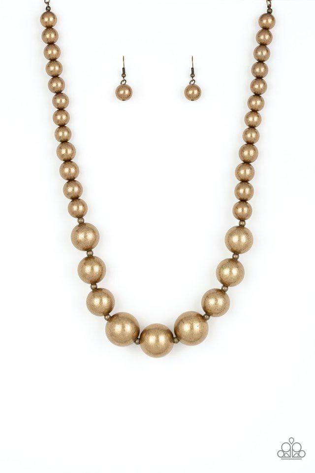 Paparazzi Necklace ~ Living Up To Reputation - Brass