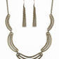 Palm Springs Pharaoh - Brass - Paparazzi Necklace Image