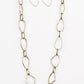 Attitude Adjustment - Brass - Paparazzi Necklace Image