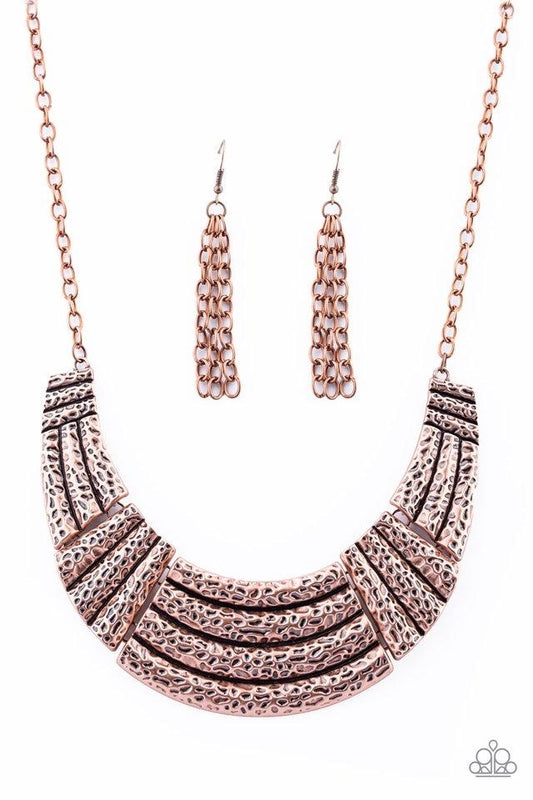 Paparazzi Necklace ~ Ready To Pounce - Copper