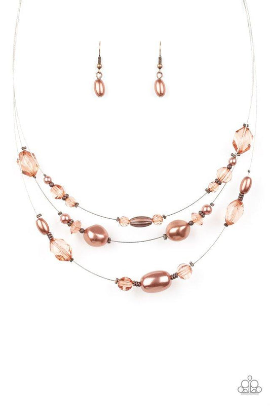 Paparazzi Necklace ~ Pacific Pageantry - Copper