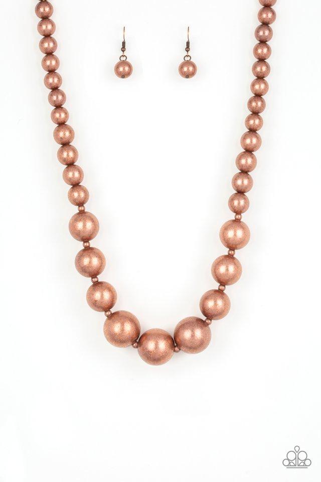 Paparazzi Necklace ~ Living Up To Reputation - Copper