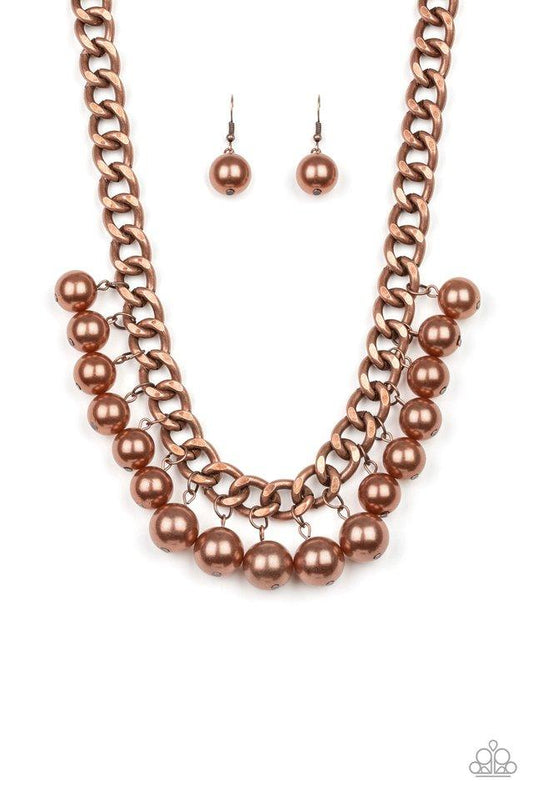 Paparazzi Necklace ~ Get Off My Runway - Copper