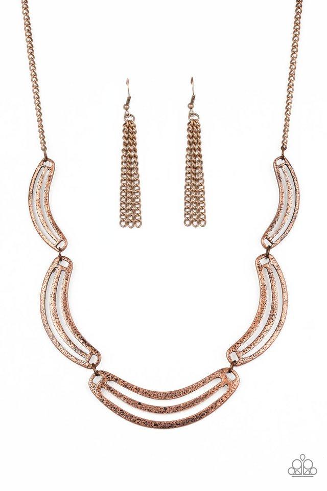 Paparazzi Necklace ~ Palm Springs Pharaoh - Copper