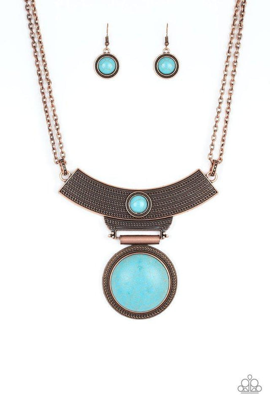 Paparazzi Necklace ~ Lasting EMPRESS-ions - Copper