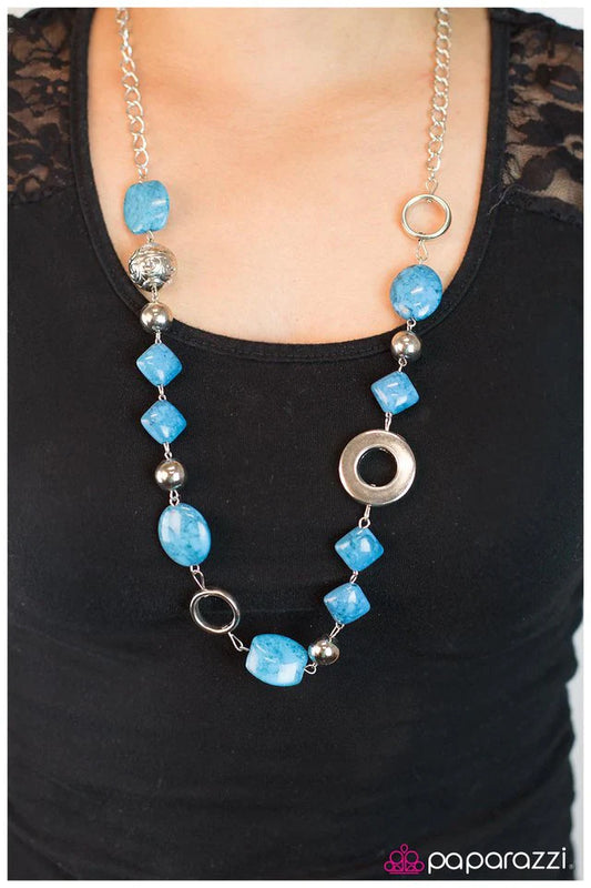Paparazzi Necklace ~ Oh, Baby! - Blue