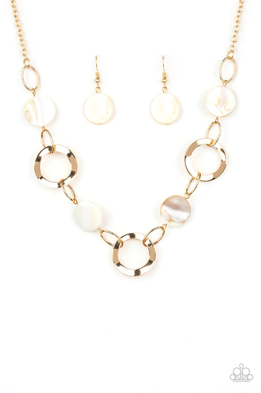 Paparazzi Necklace ~ Bermuda Bliss - Gold