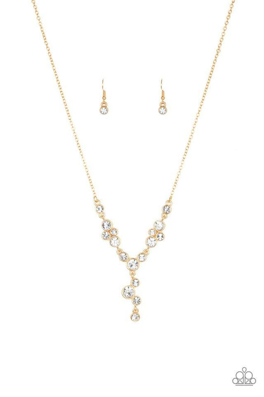 Paparazzi Necklace ~ Five-Star Starlet - Gold