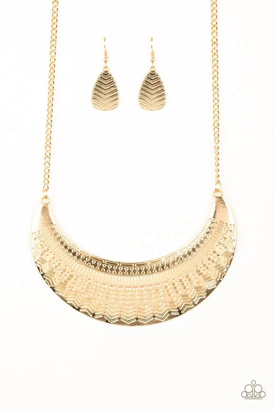 Paparazzi Necklace ~ Large As Life - Gold