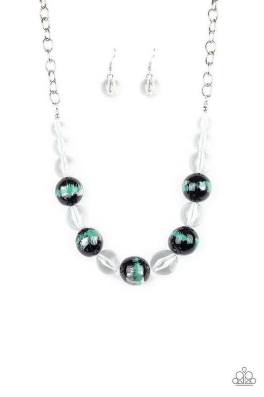 Paparazzi Necklace ~ Torrid Tide - Green