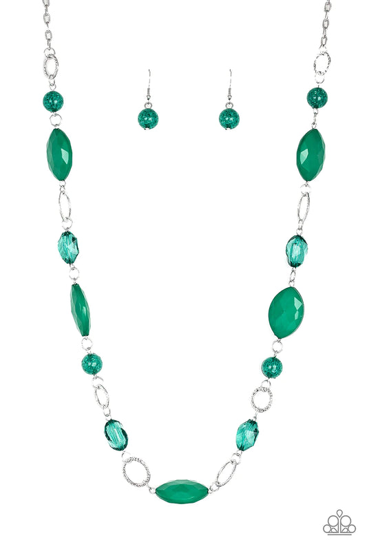 Collar Paparazzi ~ Shimmer Simmer - Verde