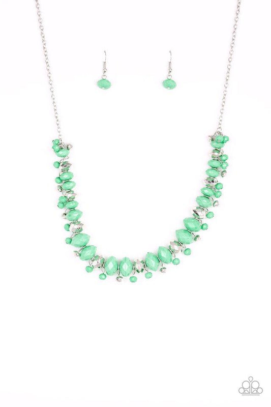 Paparazzi Necklace ~ BRAGs To Riches - Green