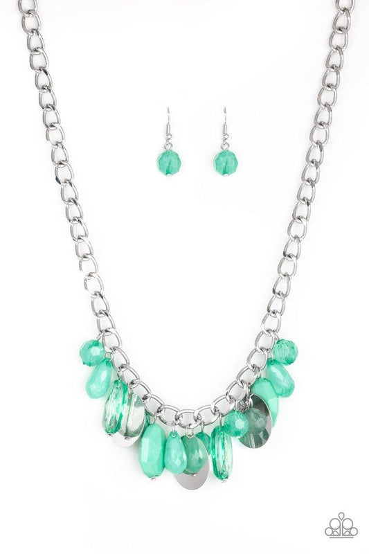 Collar Paparazzi ~ Treasure Shore - Verde